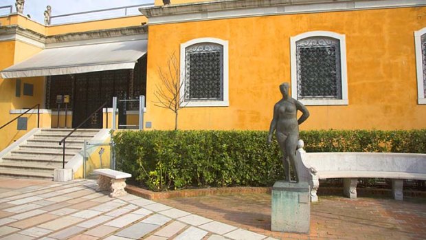 The courtyard at the Peggy Guggenheim Collection.