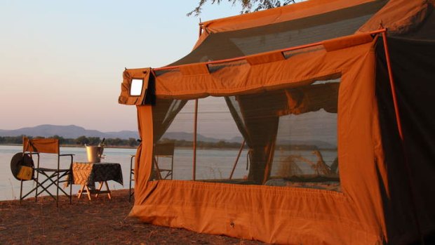 Illala camp on the Zambezi.