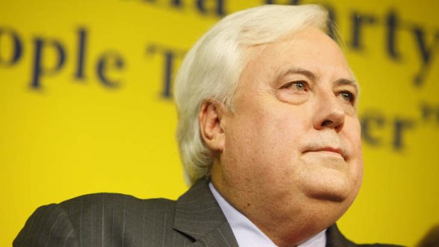 Clive Palmer has found candidates to run for his Palmer United Party in all 150 lower house seats.