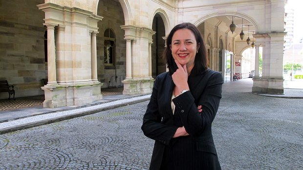 Annastacia Palaszczuk during her time as Transport Minister in the Bligh government.