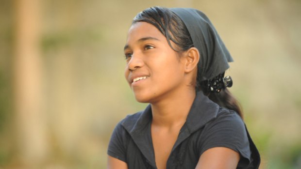 Josefina Ba Kita, 15, was orphaned when her mother was killed by an ISF vehicle in Dili.