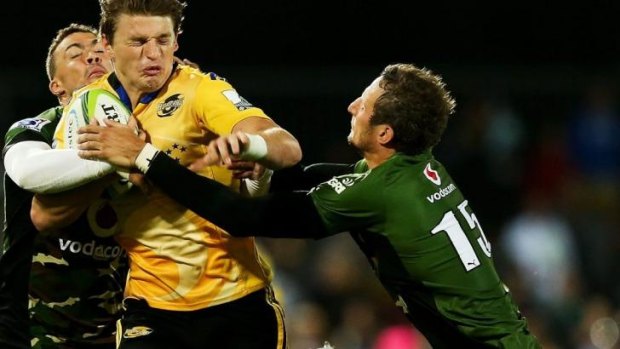 Winds of change: Hurricanes No.10 Beauden Barrett will start at five-eighth for the All Blacks.