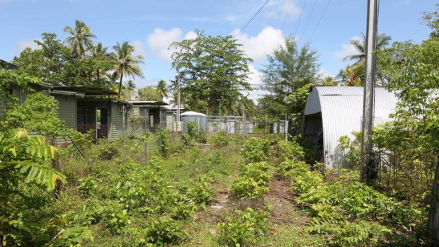 The desolate Manus Island detainee facility.