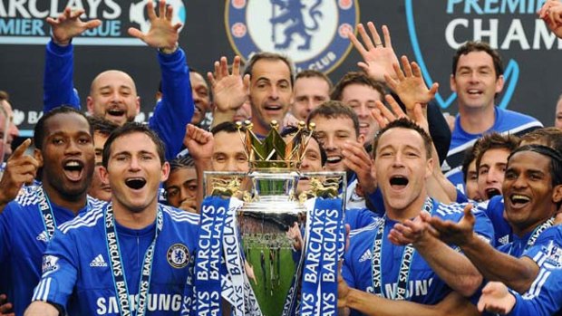 Chelsea finished last season one point ahead of 2009 champions, Manchester United.