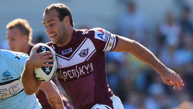 Ins and outs: Manly's Brett Stewart was already ruled out of City-Country before he played for Manly last weekend.