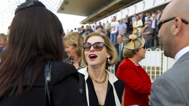 Busy week: Gai Waterhouse with connections at Rosehill on Saturday.