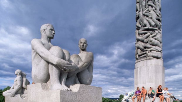 Vigeland Park stands as a monument to the work of Norwegian sculptor Gustav Vigeland and is set in Frognerseteren Park, near central Oslo.