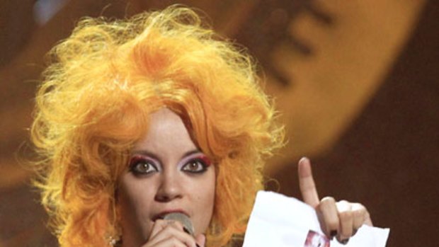 Frock star ... Lily Allen abandons music for fashion.