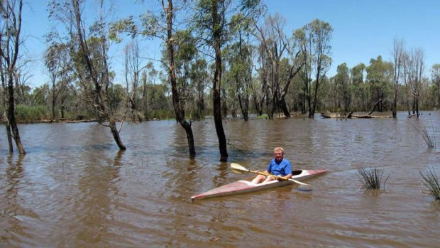 John Pettigrew on Loch Garry, near Shepparton, will be kept from entering the wetlands at certain times during the three-month hunting season.