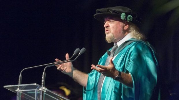 Comedian Bill Bailey talks about comedy, conservation and British naturalist Alfred Russel Wallace after accepting an honorary doctorate from the University of the Sunshine Coast.