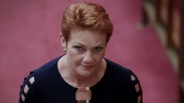 Muslims want to impose Sharia law because they "hate Western society," Senator Pauline Hanson told the ABC.