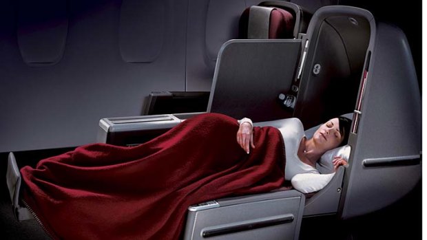 Qantas has introduced a new 'sleep service' in business class.