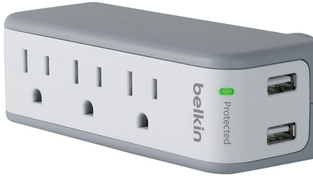 Belkin's surge protector is a handy holiday addition.