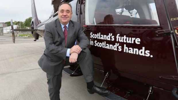 Scotland's First Minister and independence leader Alex Salmond.