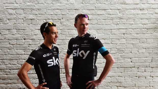 Tour de force:Riche Porte and Chris Froome are hoping for a better run.