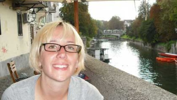 Britt Lapthorne, in a photo from a Facebook search page set up to track her down.