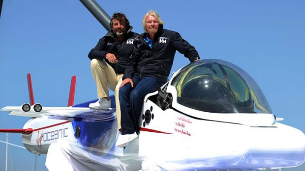 Sir Richard Branson and explorer Chris Welsh announce plans to take a solo piloted submarine to the deepest points in each of the wolrd's five oceans.