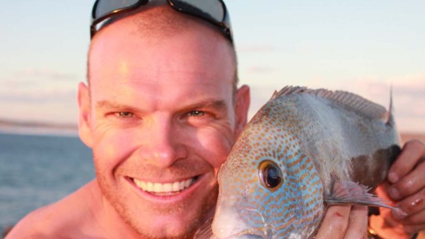 Avid fisherman and newly-minted viral video star Russelll Hood-pen.