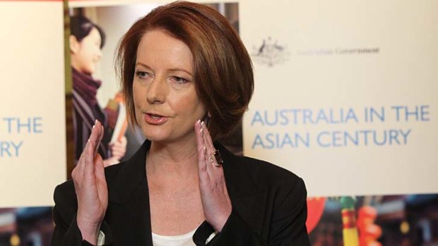 "For the first time in our history, Asia is not a threat to our high-skill high-wage road. It is a reason to stay on it" ... Prime Minister Julia Gillard.