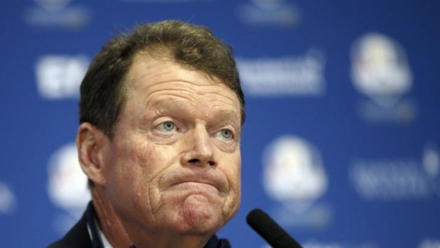 "I had a different philosophy than Paul. It takes 12 players to win. It's not pods. It's 12 players": Tom Watson.