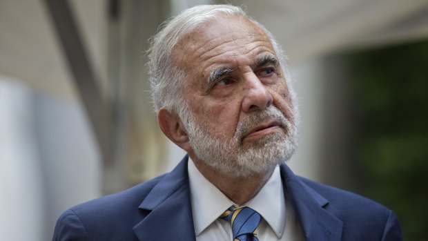 Trump supporter from the big end of town: Billionaire investor Carl Icahn saw Trump's victory as a trading opportunity.
