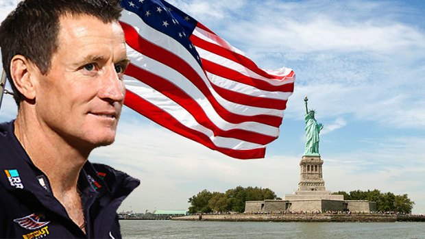 Former West Coast Eagles coach will cover the 42km around New York's famous course.
