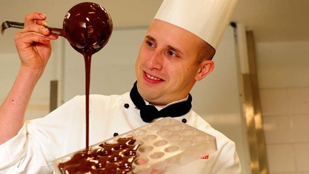 Sweet dreams: Deniz Karaca has qualified for this year's World Chocolate Masters in Paris.