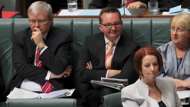 "Apart from Gillard's personal unpopularity, which is driving the leadership change, Rudd's approach to the policy issues bedevilling this government is the same as Gillard's."