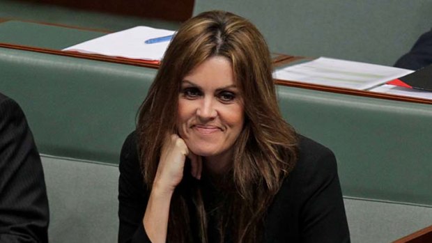 Peta Credlin ... Tony Abbott's Chief of Staff at question time on Thursday.