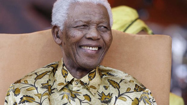 Nelson Mandela: Patient, gracious and grave.
