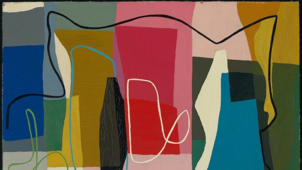 Abstract painting (detail), 1947.