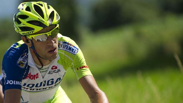 Vincenzo Nibali ... accused Bradley Wiggins of showing a lack of respect.