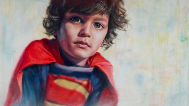 That's my boy: Vincent Fantauzzo's <i>All that's good in me (self-portrait as son Luca)</i>.