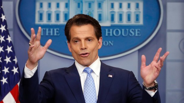 The short-lived White House communications director Anthony Scaramucci