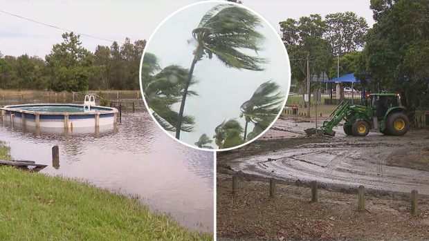 Parts of Queensland's Moreton Bay region remain under water