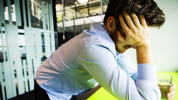 Big worry: Rate of people concerned about job security has climbed from 5 to 31 per cent.
