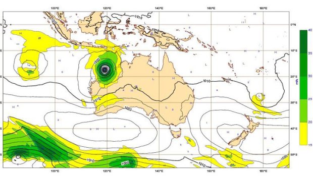 People within the coastal Pilbara and Kimberly region are warned to prepare for the cyclone.