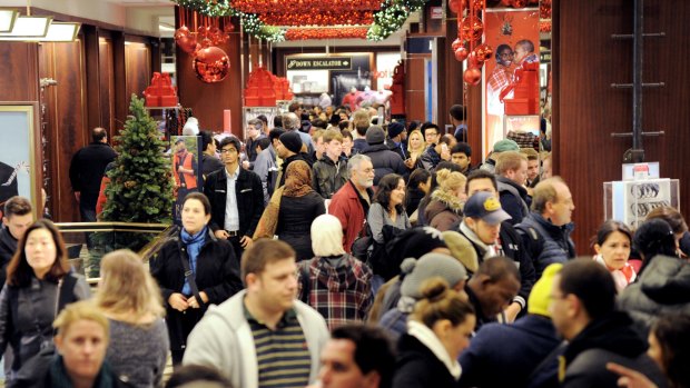 Stores like Macy's in New York brace for large crowds on Black Friday.  