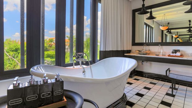 Bangkok bliss:  Soak up the style of The Siam's bathroom and suites.