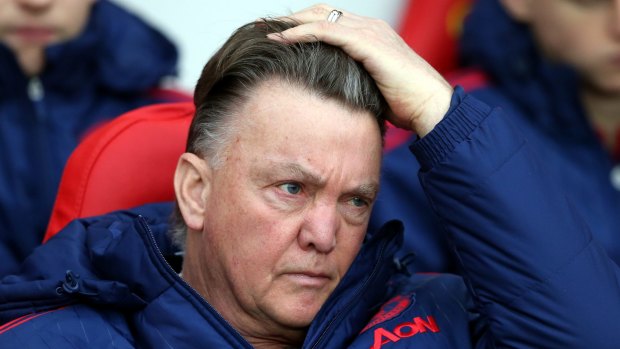 Moving on: Manchester United manager Louis Van Gaal.