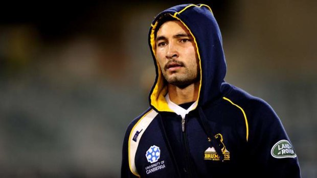 Terrible timing ... Colby Faingaa left the Brumbies for more game time. Ironically, he would have received it in Canberra following David Pocock's injury.