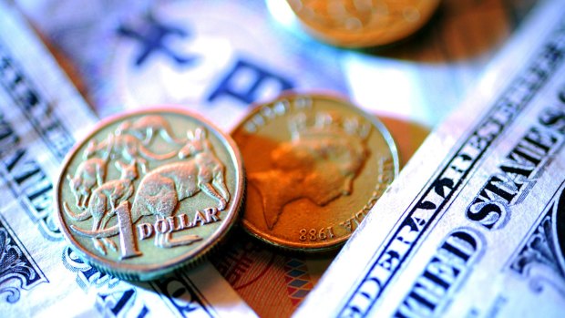 Soft retail figures have put downward pressure on the Australian dollar.
