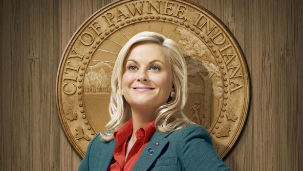 Amy Poehler as Leslie Knope in <i>Parks and Recreation</i>