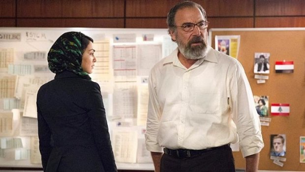 One of two Muslim roles: Fara (played by Nazanin Boniadi) helps US intelligence director Saul Berenson (played by Mandy Patinkin).