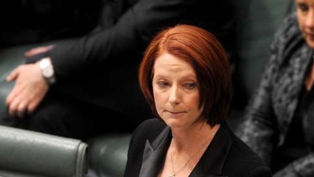 Under fire ... Julia Gillard.