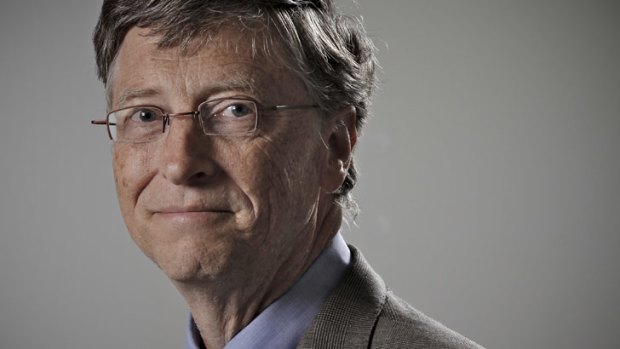 Billionaire philanthropist Bill Gates in Canberra on Tuesday.