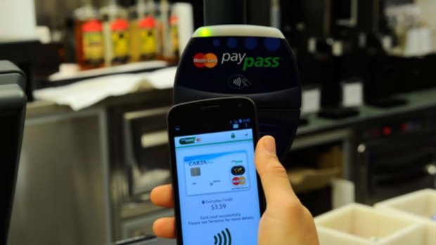 MasterCard's new system will let you by with a tap or a click at stores such as JB Hi-Fi.