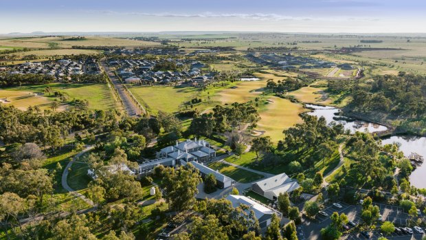 A portion of the vast Eynesbury estate near Werribee in Melbourne's west once owned by the Ballieu family has been put on the market.