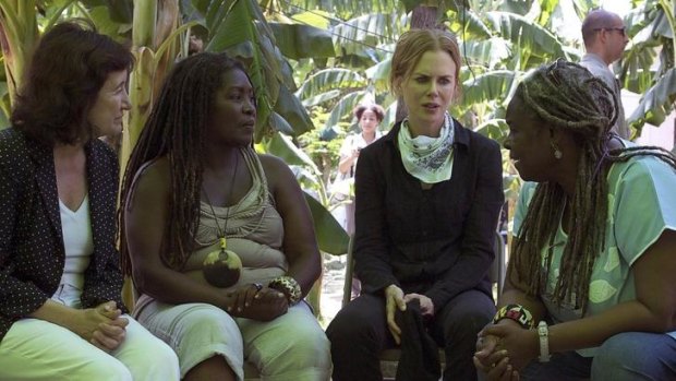 Kidman in Haiti: The actress was appointed as a United Nation's women's goodwill ambassador in 2006.