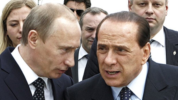 Vladimir Putin (left) and Silvio Berlusconi have a lot in common, according to the latest release of American diplomatic cables.